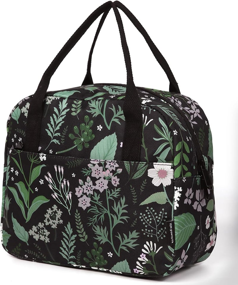 VLM Lunch Bag,Lunch Box for Women Men,Reusable Insulated Lunch Tote,Small Leakproof Cute Lunch Cooler with High Capacity for Work,Picnic,Camping - Image 1